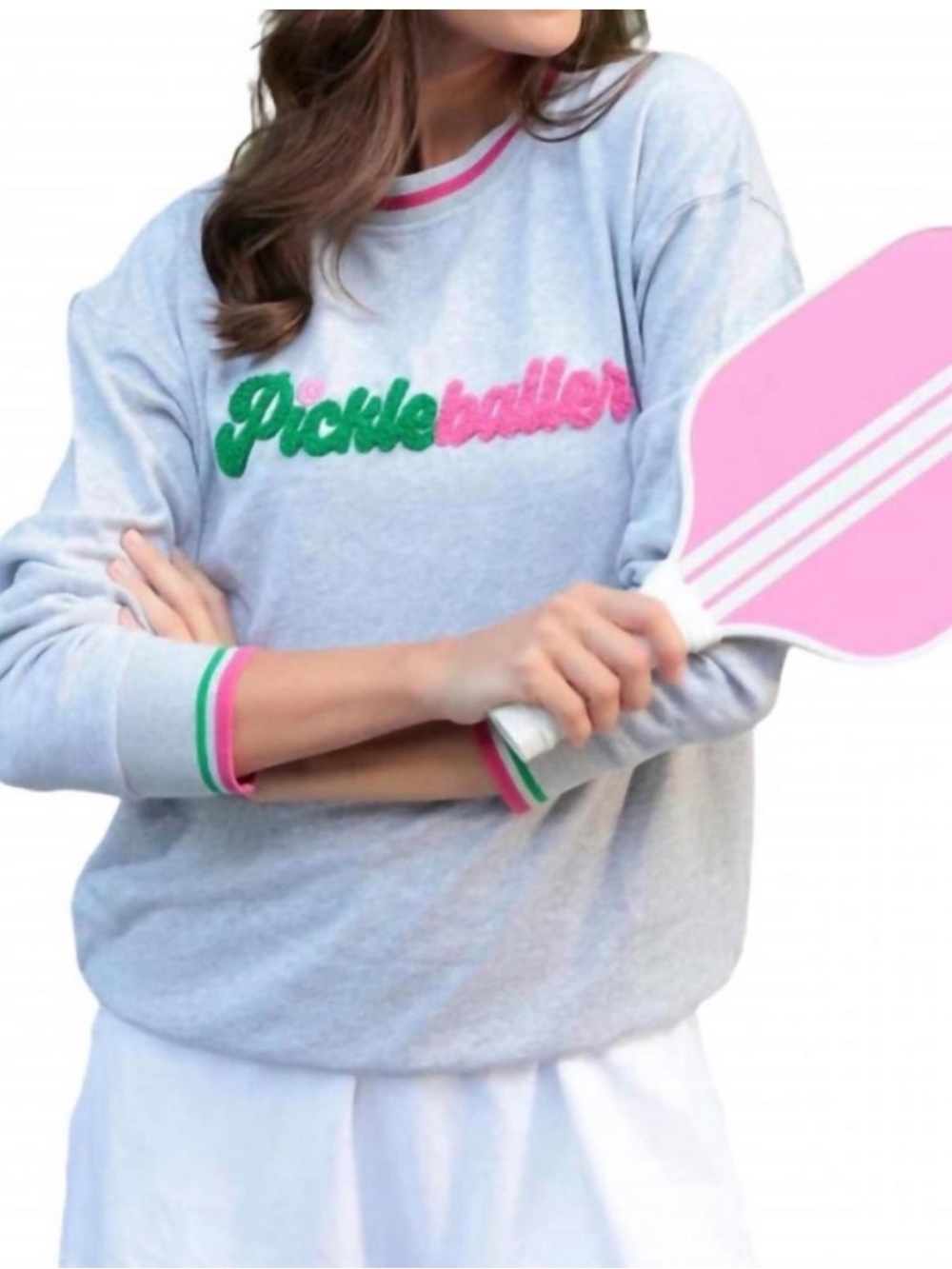 PICKELBALLER Sweatshirt Embroidered
